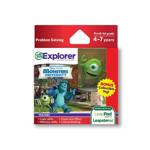 LEAPFROG Explorer Software Learning Game: Disney • Pixar Monsters University (With Bonus Collectible Toy)  